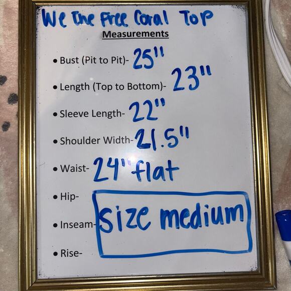 We The Free Free People Coral Button Neck Long Sleeve Top - Size Medium - Picture 13 of 13